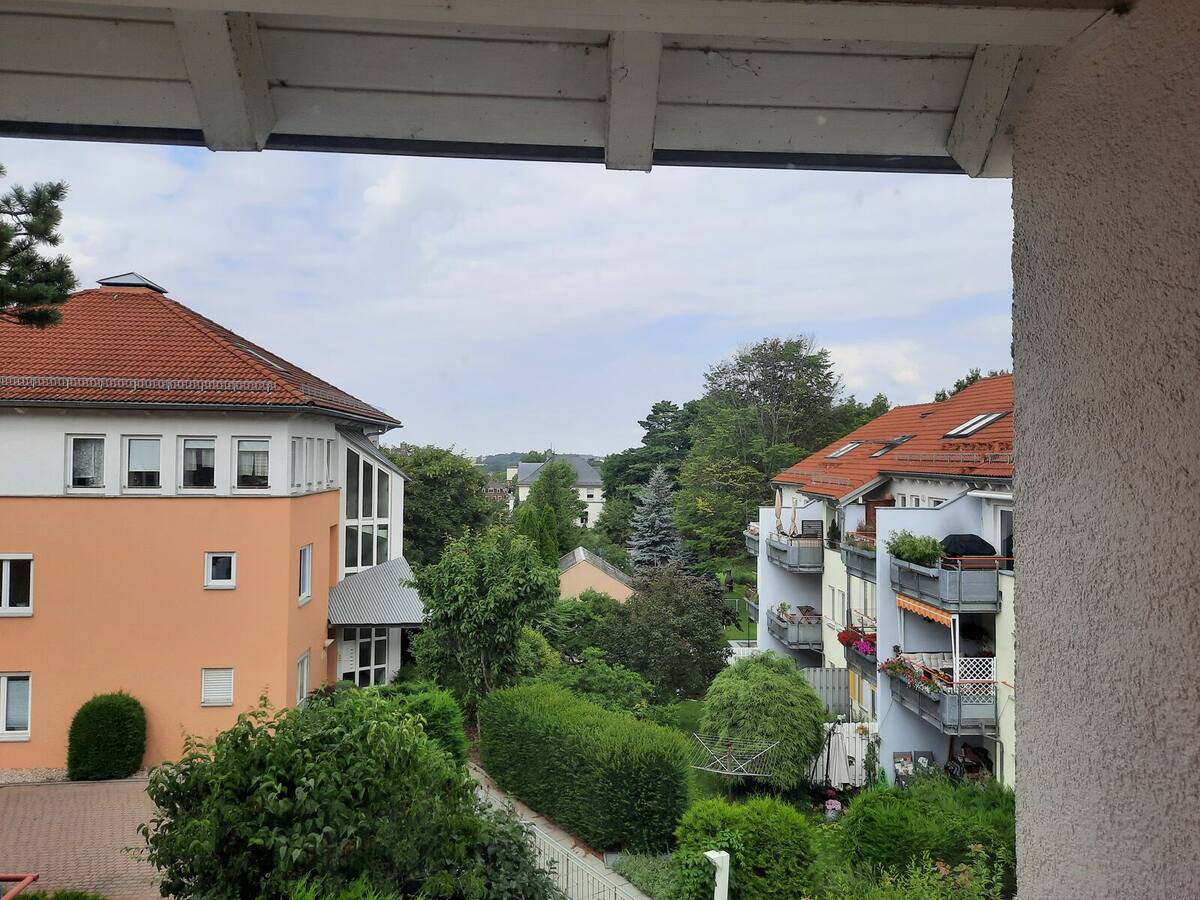 Chemnitzer Straße 27 – Blick vom Balkon